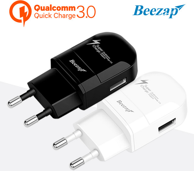비잽 퀄컴 퀵차지 3.0 지원 고속 유선 충전기, 블랙, 1개