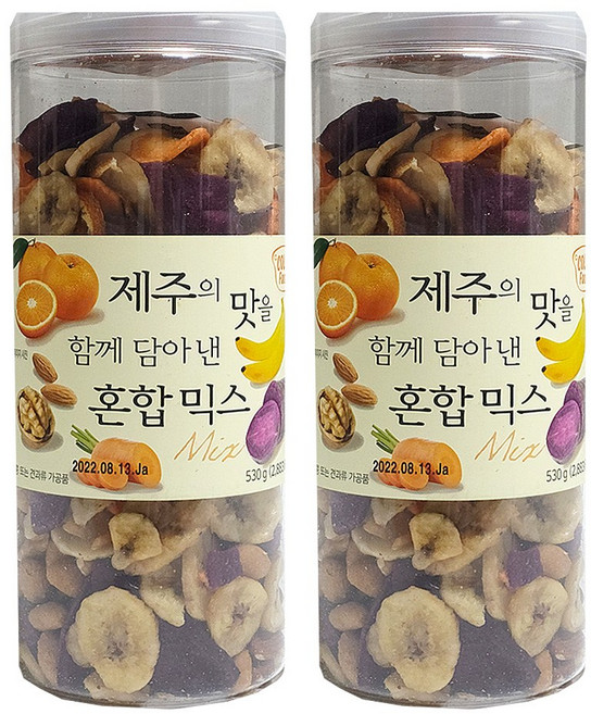 제주의 맛을 함께 담아 낸 혼합믹스, 2개, 상세페이지 참조