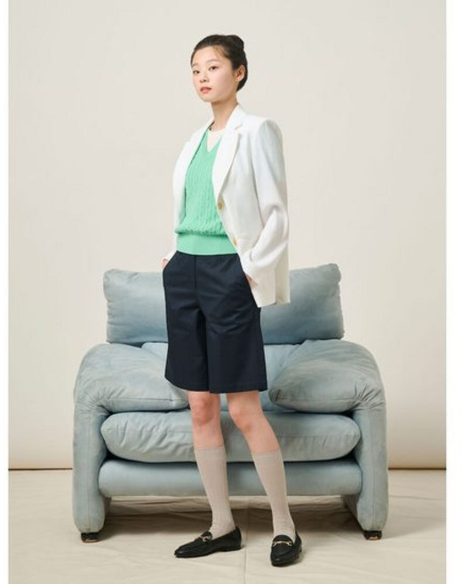 빈폴레이디스 리넨 혼방 솔리드 자켓 화이트 BF5311C061 2877837