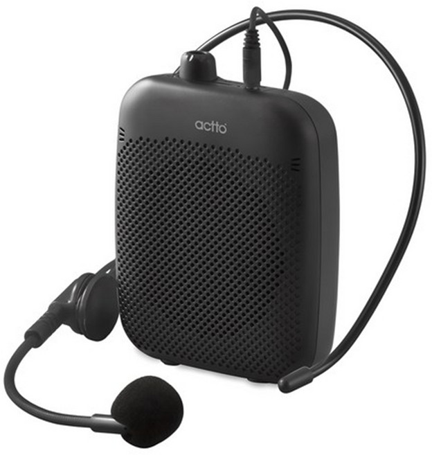 엑토 헤드마이크 블루투스 앰프, (새상품)MIC-27, 블랙, 1개