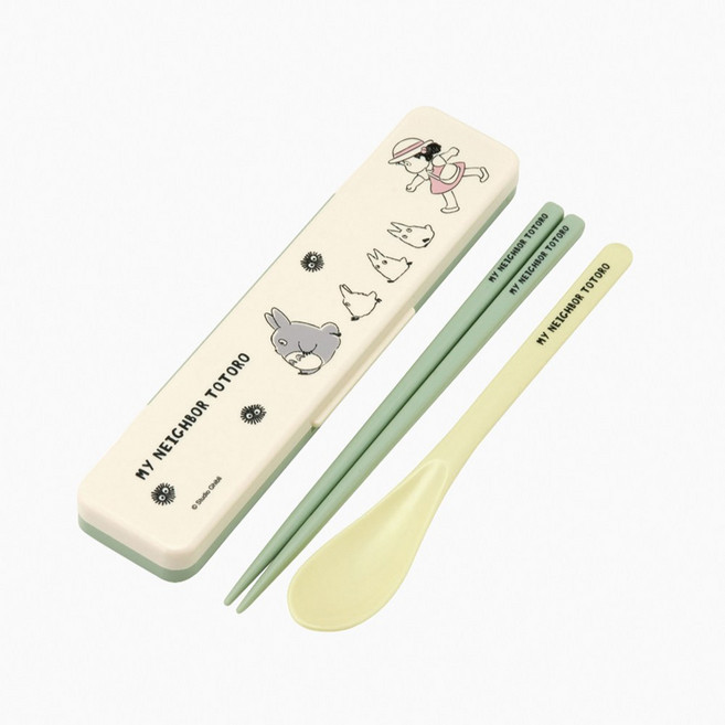 토토로 소음방지 콤비세트 / 18cm / 658556, 1개, 아이보리, 수저