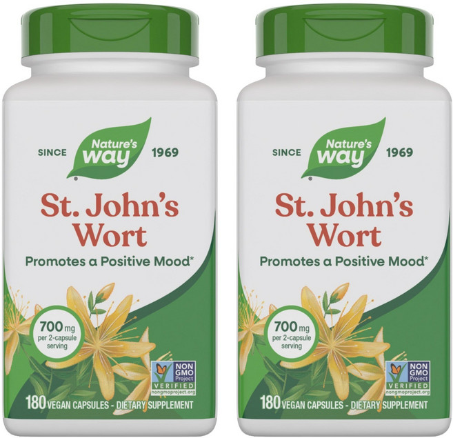 Nature's Way 세인트 존스 워트 허브 캡슐, 180정, 2개