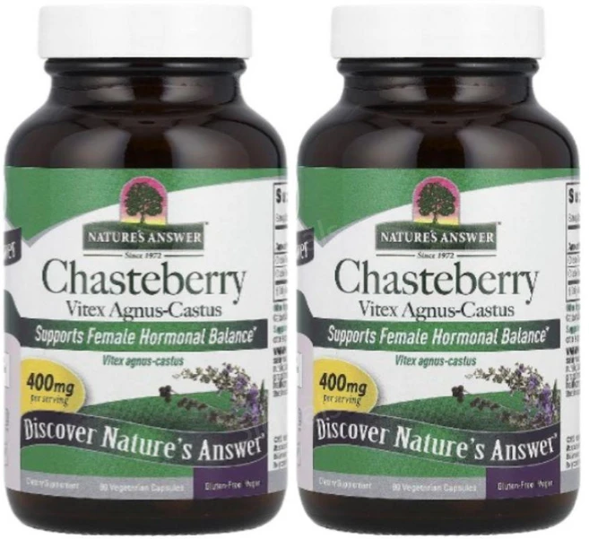 네이처스앤서 바이텍스 비텍스 체이스트베리 400mg 90캡슐 2개 Chasteberry, 90정 - 쿠팡