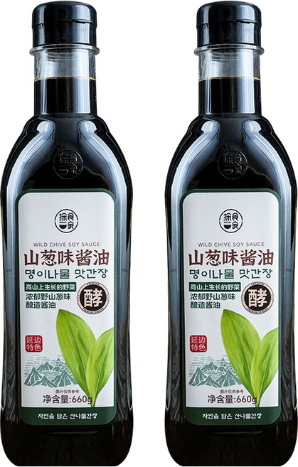 명이나물 맛 간장소스, 2개, 660g