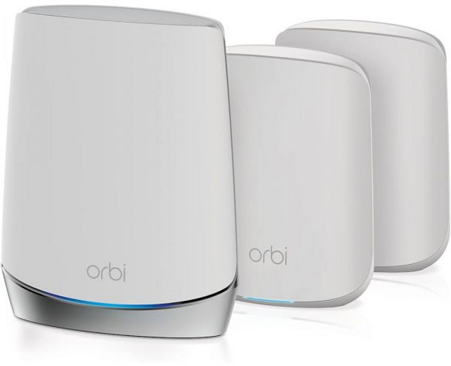 넷기어 NetGear Orbi 전체 홈 트라이 밴드 메시 WiFi 6 시스템 RBK653 라우터 위성 확장기 2개 포함 최대 000평방피트 40개 장치 AX3000 3Gbps, AX3000 | 3-Pack, 1개