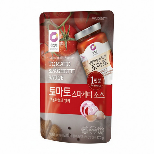 청정원 싱글파우치 토마토소스 170g 10개