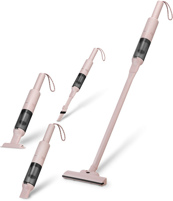 奇美 CHIMEI VC-HG12PK 微旅輕淨無線手持吸塵器 - 櫻花粉