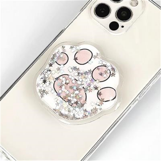 갤럭시 퀀텀 4 3 2 A 멋쟁이 복실이 털뭉치 스마트톡 투명 젤리 케이스