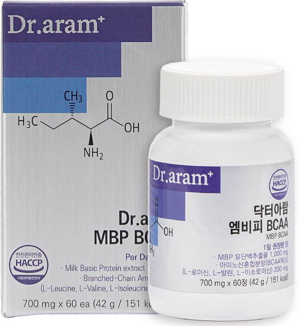 닥터아람 MBP BCAA, 1개, 60정