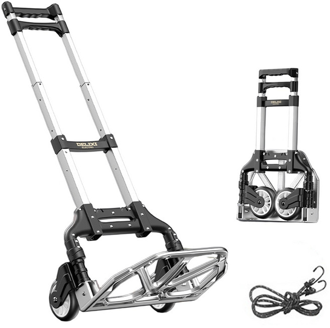 2위 - DELIXI ELECTRIC 다기능 계단 운반카트 가정용 계단카트 삼각바퀴 접이식 핸드카트, 1개
