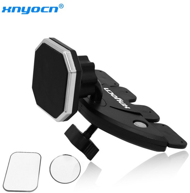 아이패드용 자기 흡착 태블릿 자동차 홀더 CD 슬롯 마운트 아이패드 에어 2 스탠드 프로 9.7 10.5, [01] Black, 01 Black, 한개옵션1