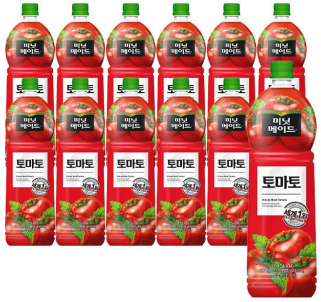 미닛메이드 토마토 주스, 12개, 1500ml