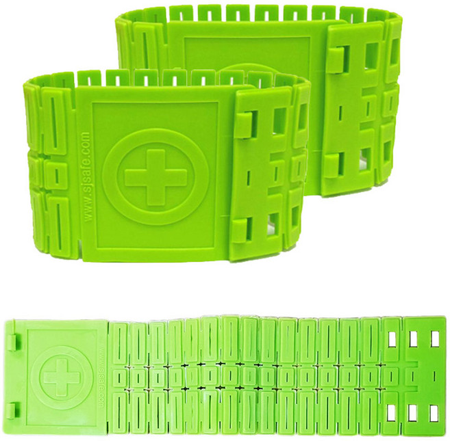 로하스 우레탄 안전각반 형광연두 23.8 X 6.2cm - 5개