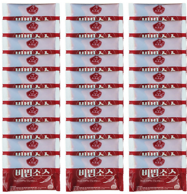 소소락 비빔소스, 30개, 50g