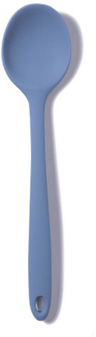 키친팩토리 파스텔 실리콘 이유식 요리스푼 5color, 다크블루, 1개