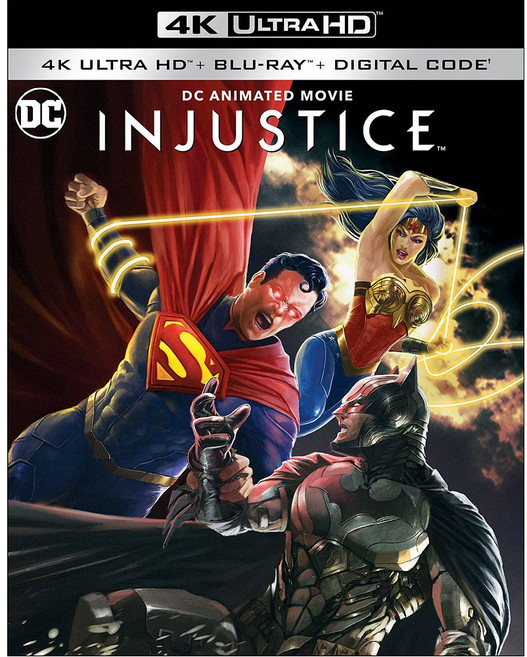 인저스티스 (4K UHD 블루레이 영어) DC코믹스 배트맨 슈퍼맨 애니메이션