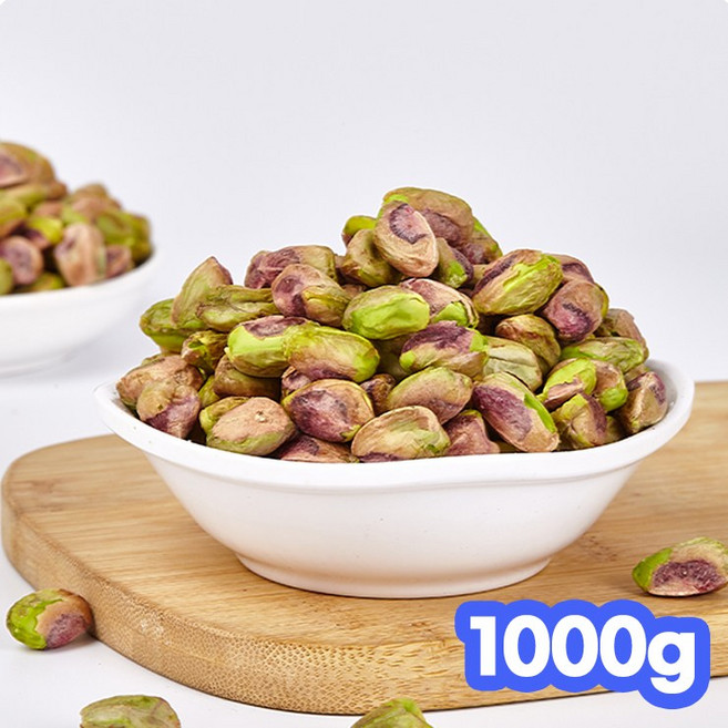 탈각 구운 상급 피스타치오 무염 500 1000g 원산지이란 페르시아 원조 피스타치오, 1개, 1kg