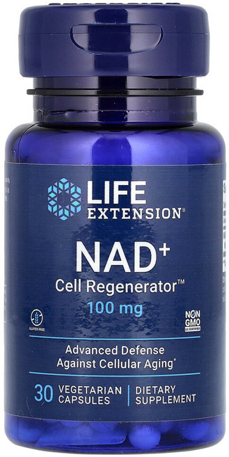 라이프 익스텐션 NAD+ Cell Regenerator 니아젠 니코틴아미드 리보사이드100 mg 베지캡슐30정, 30정, 1개