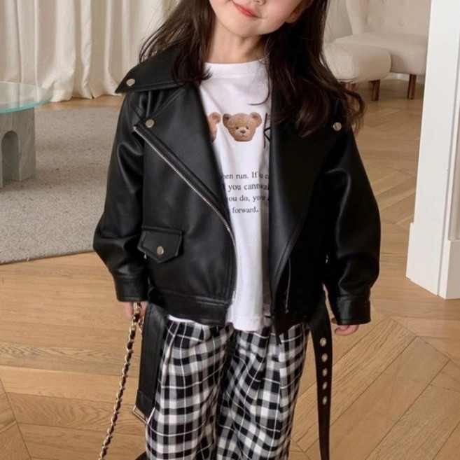 구빠방 아동 유광 루즈 캐주얼 긴팔 자켓