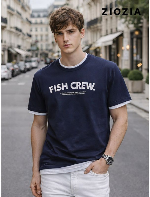 지오지아 코튼 100 데일리 반팔 티셔츠 C ABC2TR3182 C