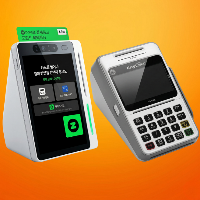 이지체크 TS-114A 카드단말기 네이버커넥트 신용 교체 단말기, 1개