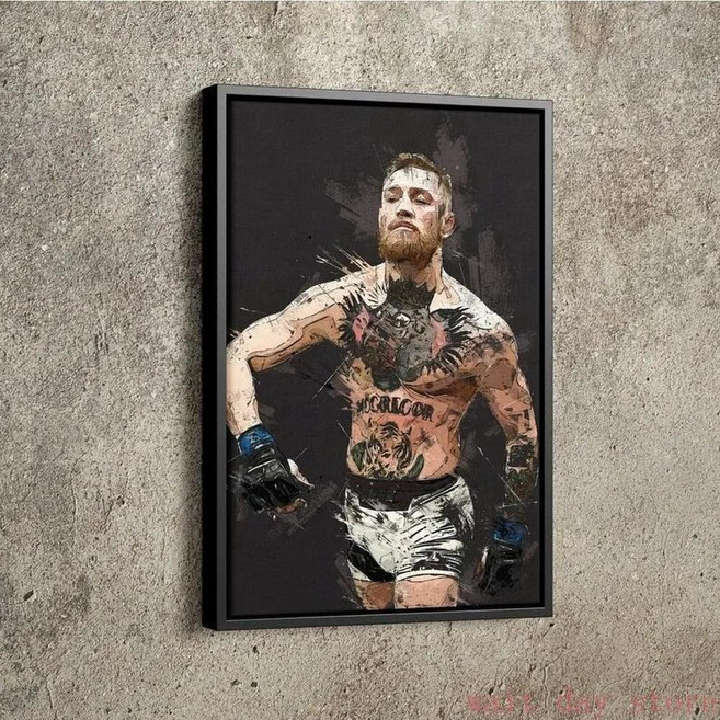 코너 맥그리거 챔피언 복서 영감 캔버스 벽 아트 포스터 거실 장식, 1. 20x30cm No Frame, C. P2, 1개