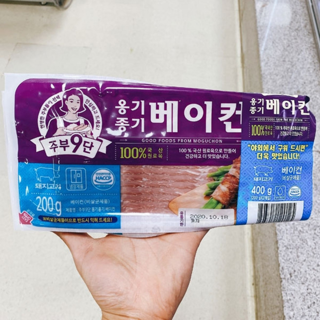 목우촌 주부9단 옹기종기 베이컨 200g, 2개