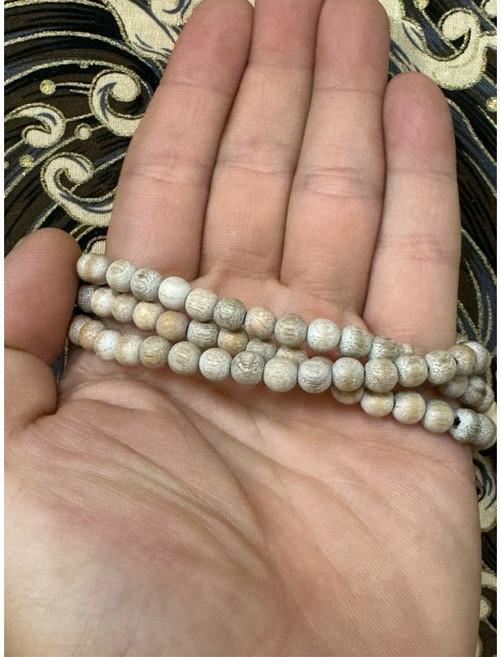 京綸 香樟木108顆佛珠念珠 黑檀木色 宗教念珠 祈福保平安, 1個, 6mm