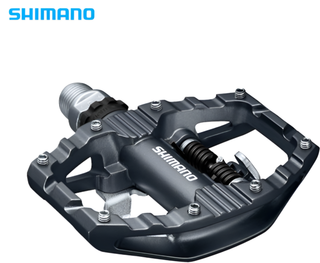 시마노 자전거 페달 PD-EH500 클릿페달 겸용 평페달, 1개