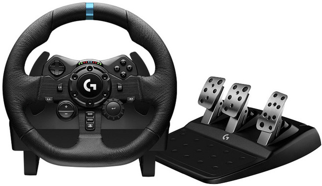 로지텍 G923 트루 포스 레이싱휠 블랙, 1개