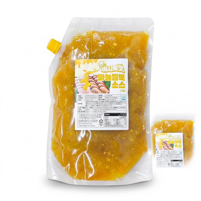 마시또잇 마늘듬뿍소스 2kg 족발 보쌈 마늘소스 업소용, 1개