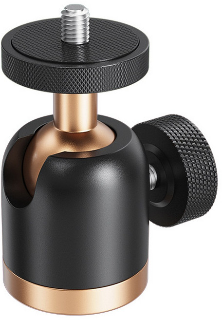 프리미엄 메탈 알루미늄 카메라 볼헤드, 1개, 미니볼헤드