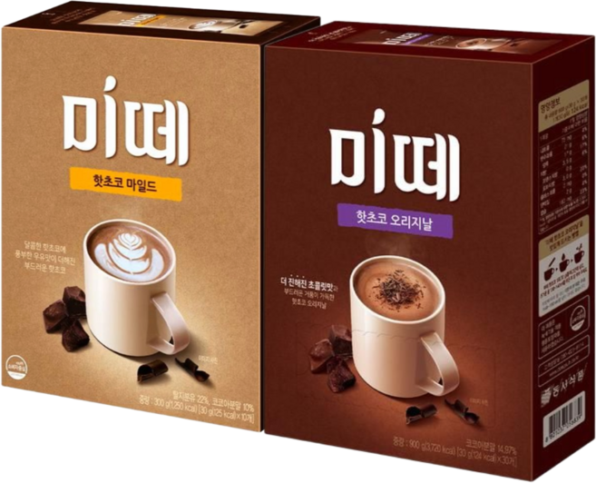 핫초코 미떼 오리지날 10T+마일드 10T