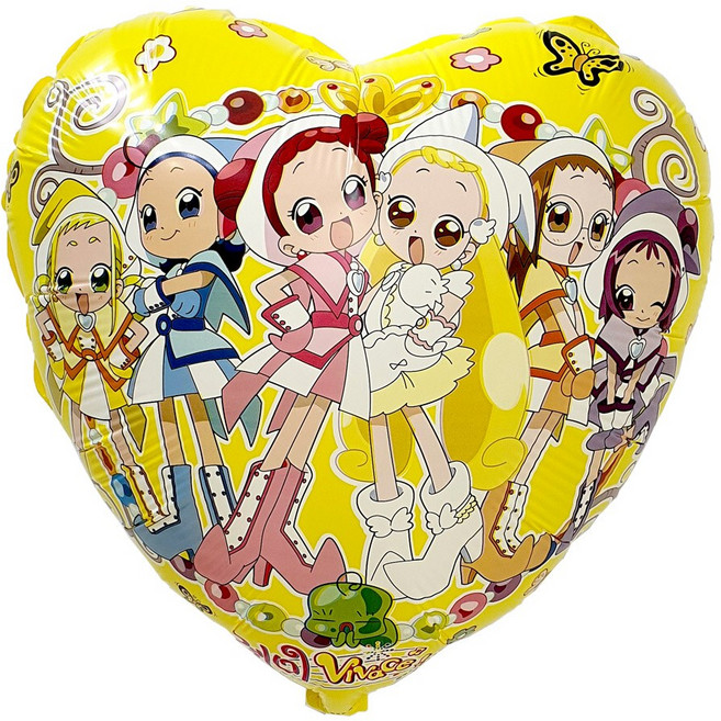 수플레이스 국산 하트풍선 45cm 레미하트노랑