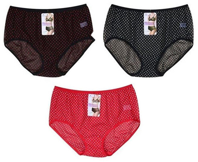 엘에이스 국산팬티 망사 팬티 도트무늬 세신팬티 통기성 빅사이즈 섹시팬티 1p D