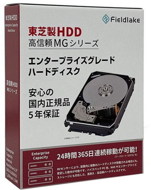 TOSHIBA 東芝 企業級硬碟, MG10AFA22TE/JP, 22TB