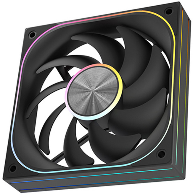 darkFlash C22 120 ARGB PWM (블랙) 케이스쿨러, 블랙, 1개