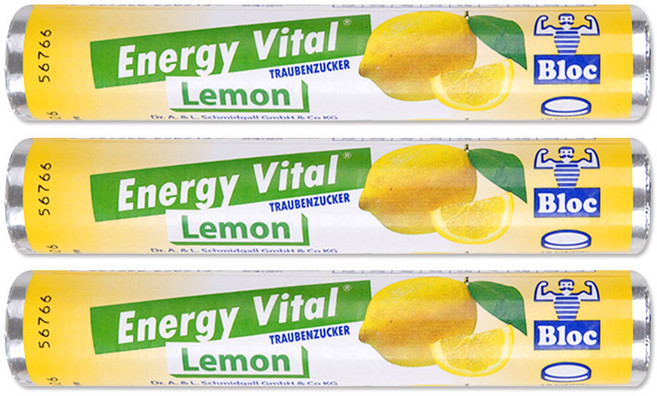 해호 에너지바이탈 포도당캔디 18정 레몬맛, 3개, 42g