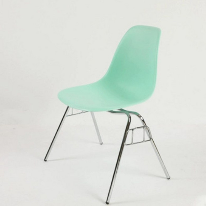 라운지 체어 빈티지 앤틱 가죽 라탄 철제 철제의자 드비저리 라탄의자, 민트그린