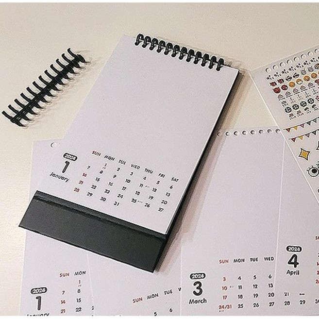 2026년 무지 포토달력 아기달력 달력꾸미기, 1개