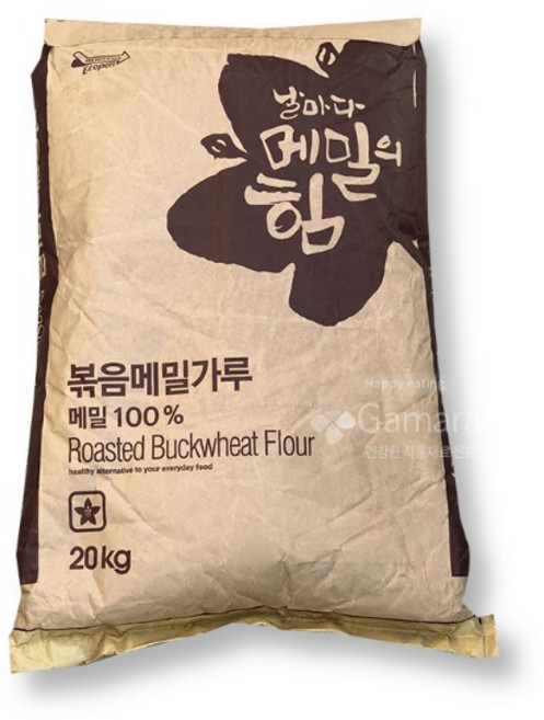 맥선 볶음메밀가루 20kg 폴란드산 동아원, 볶음메밀가루중국산, 1개