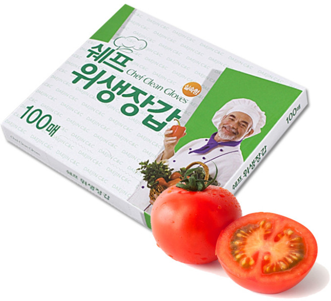 쉐프 위생장갑 일회용 장갑 100매 (10개)묶음, 10개
