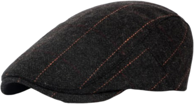 버니박스 클래식 체크 고급 헌팅캡 젠틀맨 베레모 선물용
