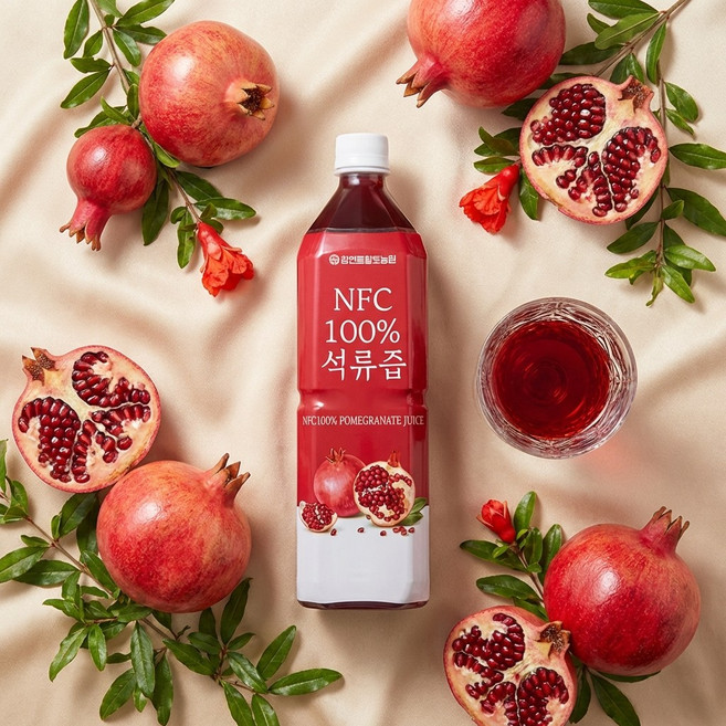 참앤들황토농원 NFC 100% 석류즙, 1L, 1개