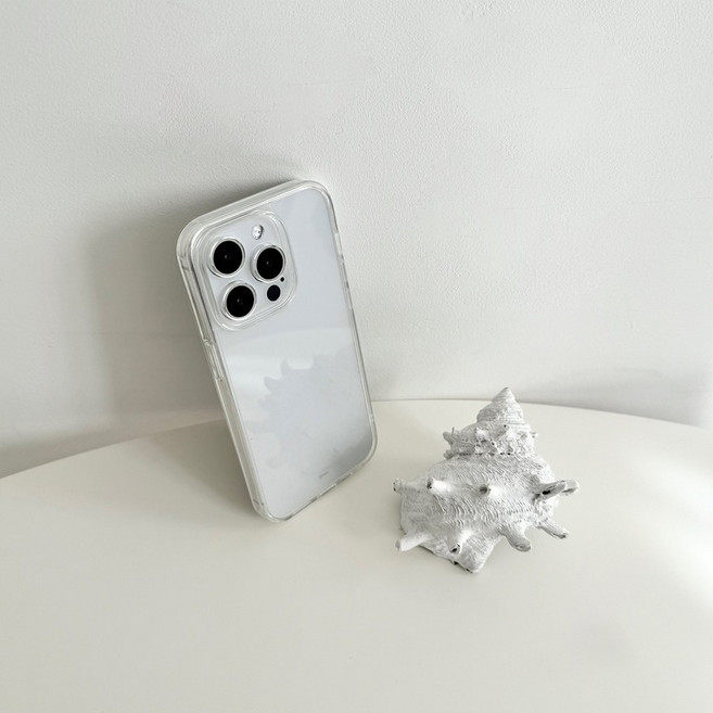 킹아이폰 에이튠 아이폰12미니 변색없는 리얼 강화유리 초슬림 쌩폰느낌 투명케이스 1+1 총 2개