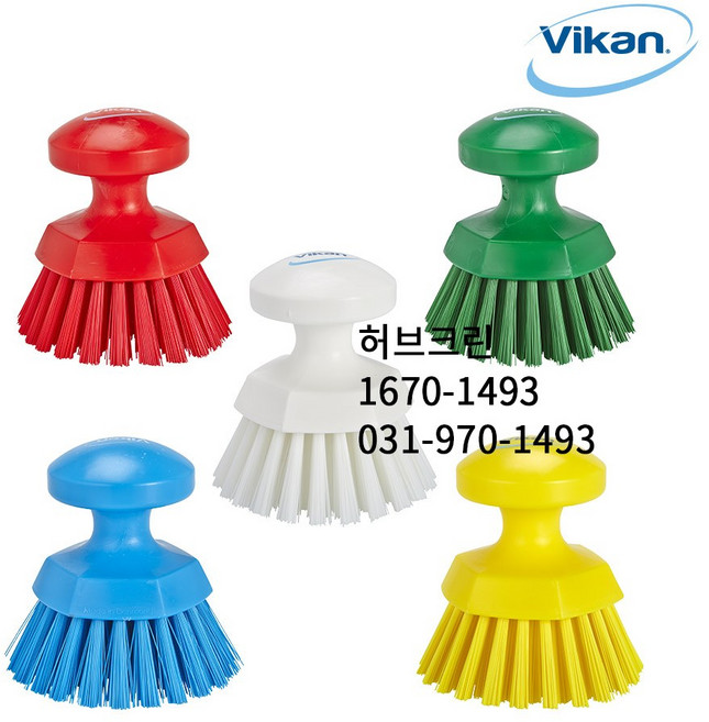 바이칸 원형 청소솔, 녹색, 1개