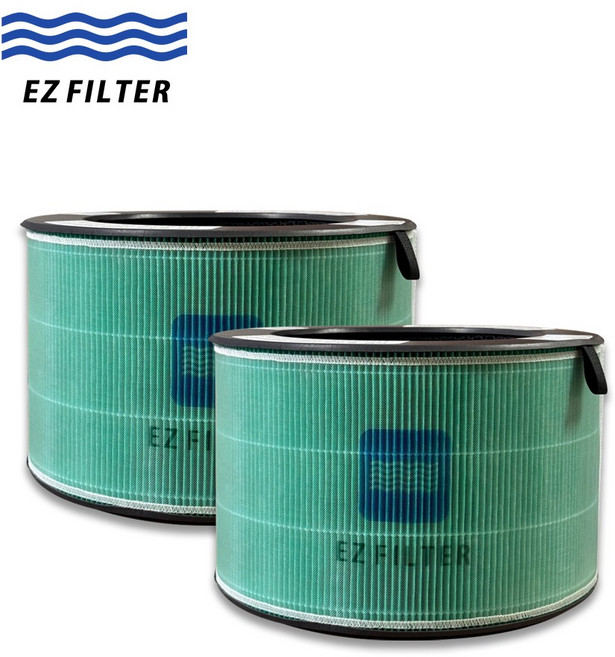 [이지필터] LG 퓨리케어 360 공기청정기 필터 호환용 더블팩, 그린