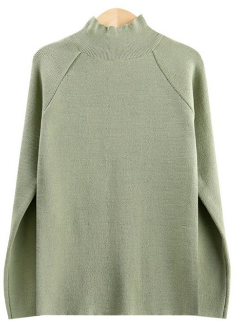 세이하프 기본 폴라 목티 니트