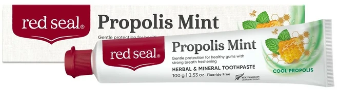 Red Seal 紅印 蜂膠薄荷牙膏, 100g, 6個