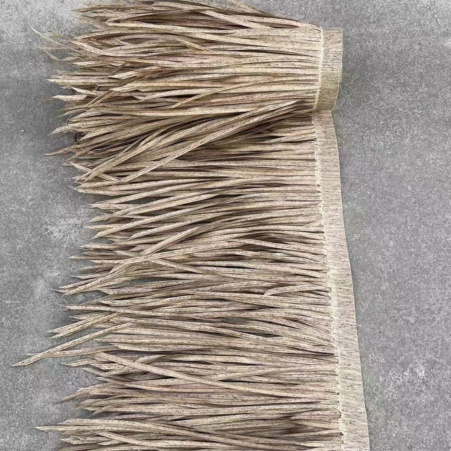 【開發票/統編】仿真茅草屋頂裝飾瓦片 中式涼亭假稻草 仿古庭院民宿茅草裝飾, 枯草灰1米x0.5米 拍一件是一米